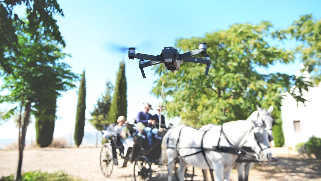 Videos de boda con drone